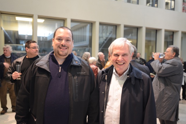 Bro. Berardinelli and W.Bro. Wright at the Sankey reception