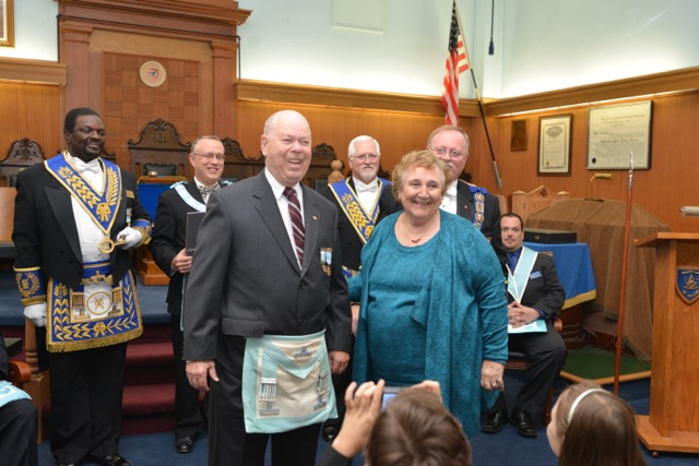 W.Bro. Ken Gibson and his wife Barbara