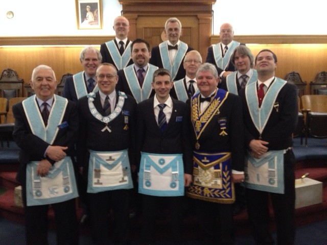 Bro. Brierley and the Degree Team